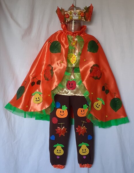 Costum Printul toamnei pentru copii 3-4- 5-6-7-8-9-10-11-12-13 ani