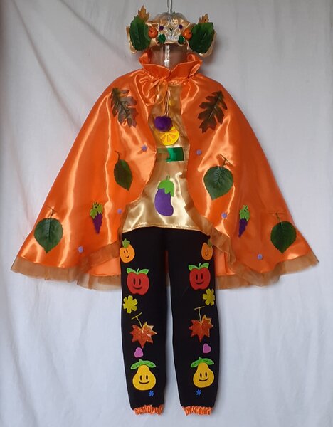 Costum Printul toamnei pentru copii 3-4- 5-6-7-8-9-10-11-12-13 ani