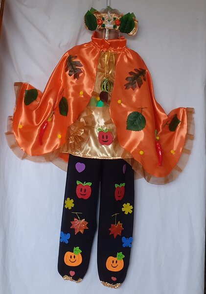 Costum Printul toamnei pentru copii 3-4- 5-6-7-8-9-10-11-12-13 ani