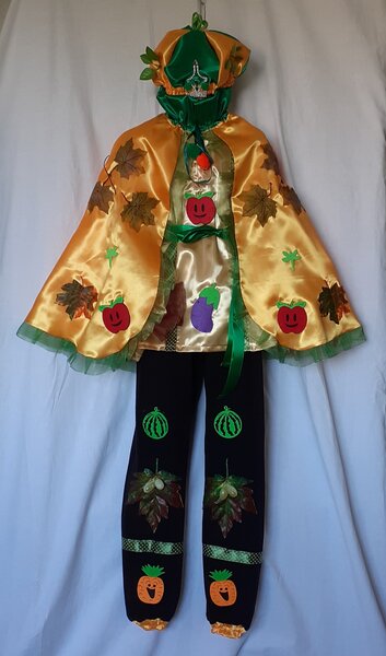 Costum Printul toamnei pentru copii 3-4- 5-6-7-8-9-10-11-12-13 ani