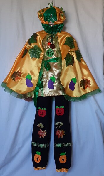 Costum Printul toamnei pentru copii 3-4- 5-6-7-8-9-10-11-12-13 ani