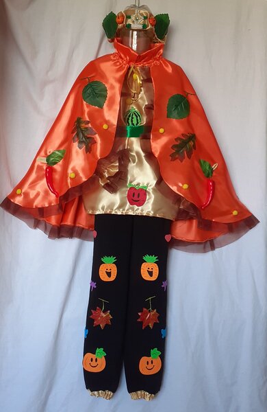 Costum Printul toamnei pentru copii 3-4- 5-6-7-8-9-10-11-12-13 ani