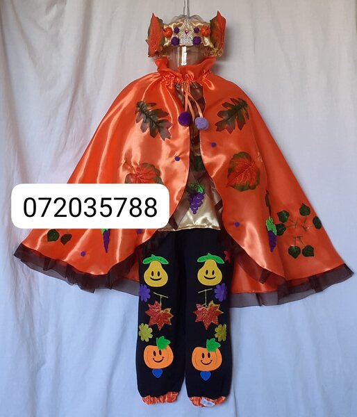 Costum Printul toamnei pentru copii 3-4- 5-6-7-8-9-10-11-12-13 ani