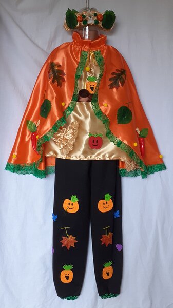 Costum Printul toamnei pentru copii 3-4- 5-6-7-8-9-10-11-12-13 ani